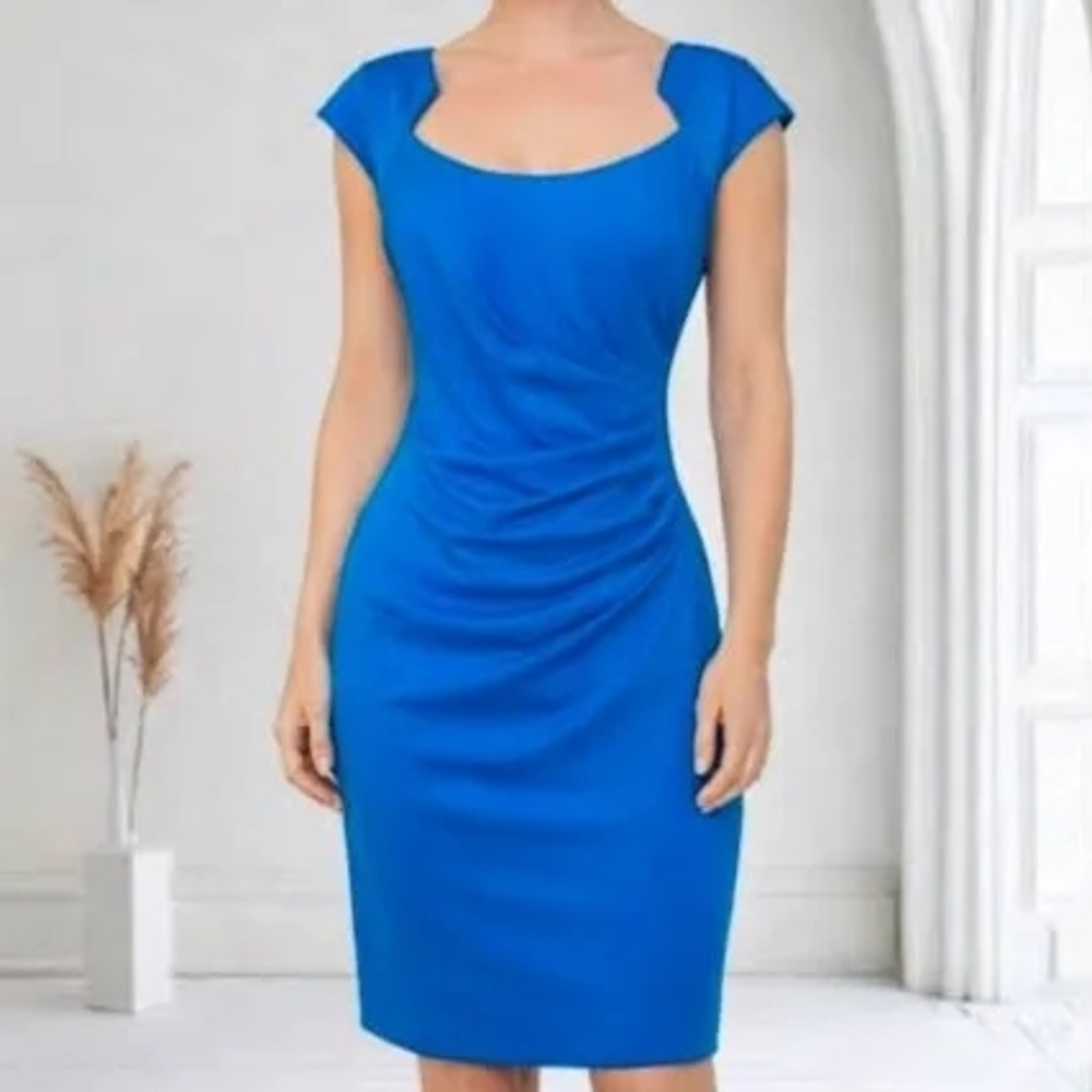 Calvin Klein Teal Midi Dress